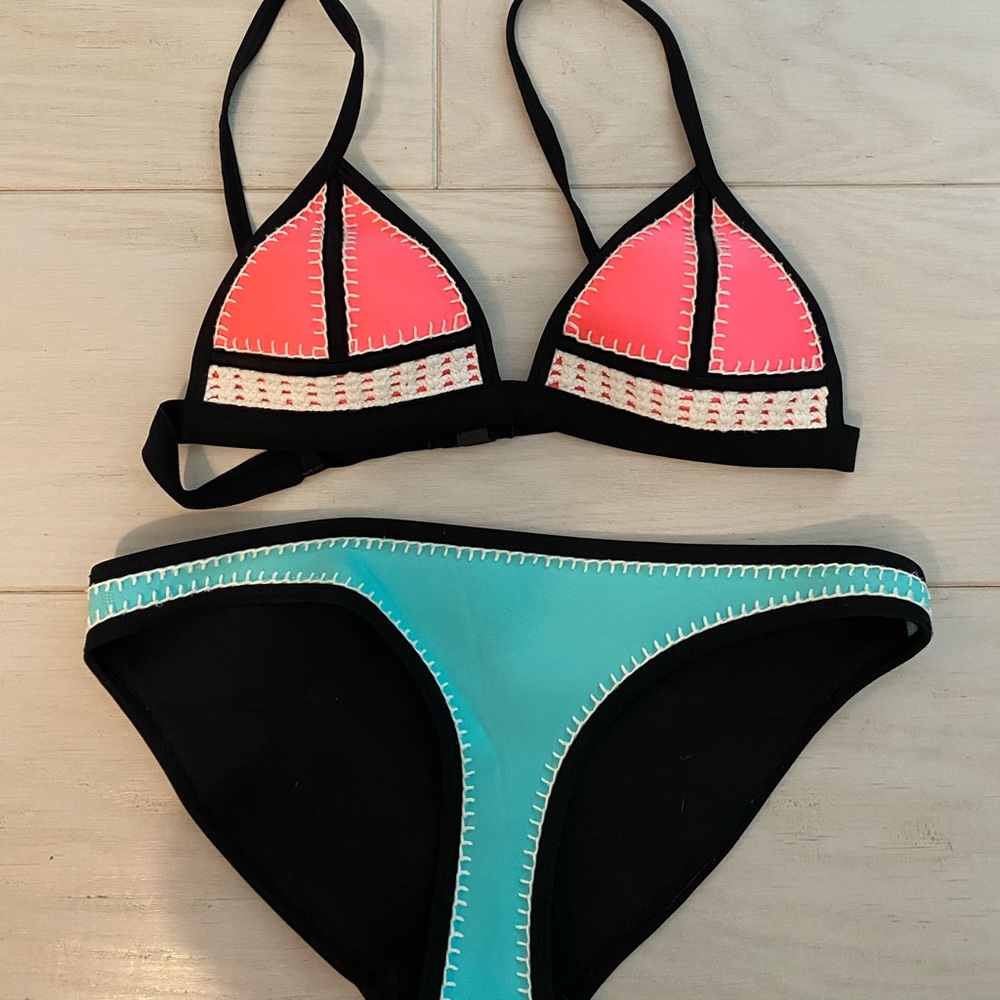 mix match triangl swim set